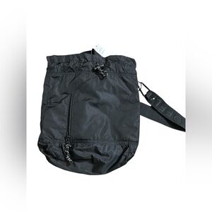 Offline by aerie Black Drawstring Crossbody Bag